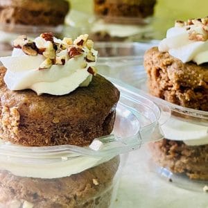 Carrot Dream Cupcakes with Walnuts/Almonds