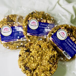 Oatmeal Raisin with Coconut Cookies