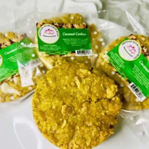 Coconut Cookies with White Chocolate Chips