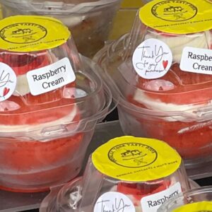 Raspberry Cream Cupcakes