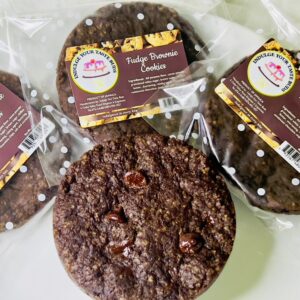 Double Chocolate Fudge Brownie Cookies